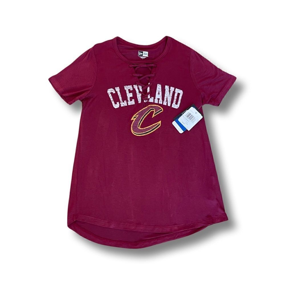 Cleveland Cavaliers New Era Women's T-Shirt Wine